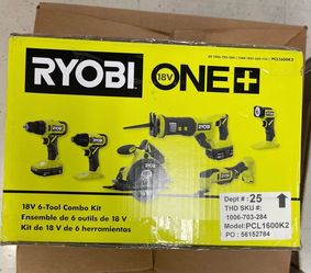 Ryobi 6 Tool Combo Set - New