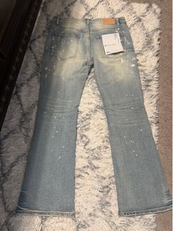 Purple jeans