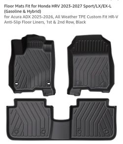 Honda HR-V 2023-2027 All Weather Floor Mats Set