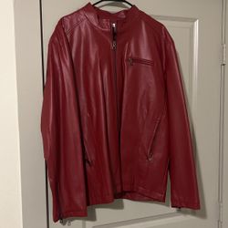 Faux leather jacket 