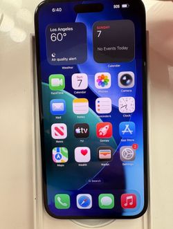 Black IPhone 16 Plus 128GB Cricket/AT&T