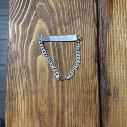 Sterling Silver Figaro Bracelet 