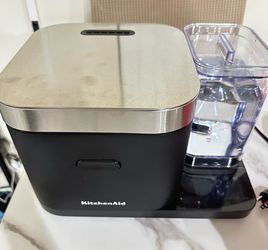 KitchenAid Grain & Rice Cooker 8 Cup – Auto-Sensing Scale + Water Tank (KGC3155) Black Matte