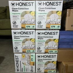 The Honest Company Clean Conscious Multi-Use Wipes Hypoallergenic 576 Count