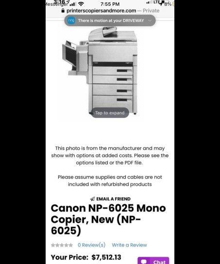 Canon NP-6025 Mono Copier