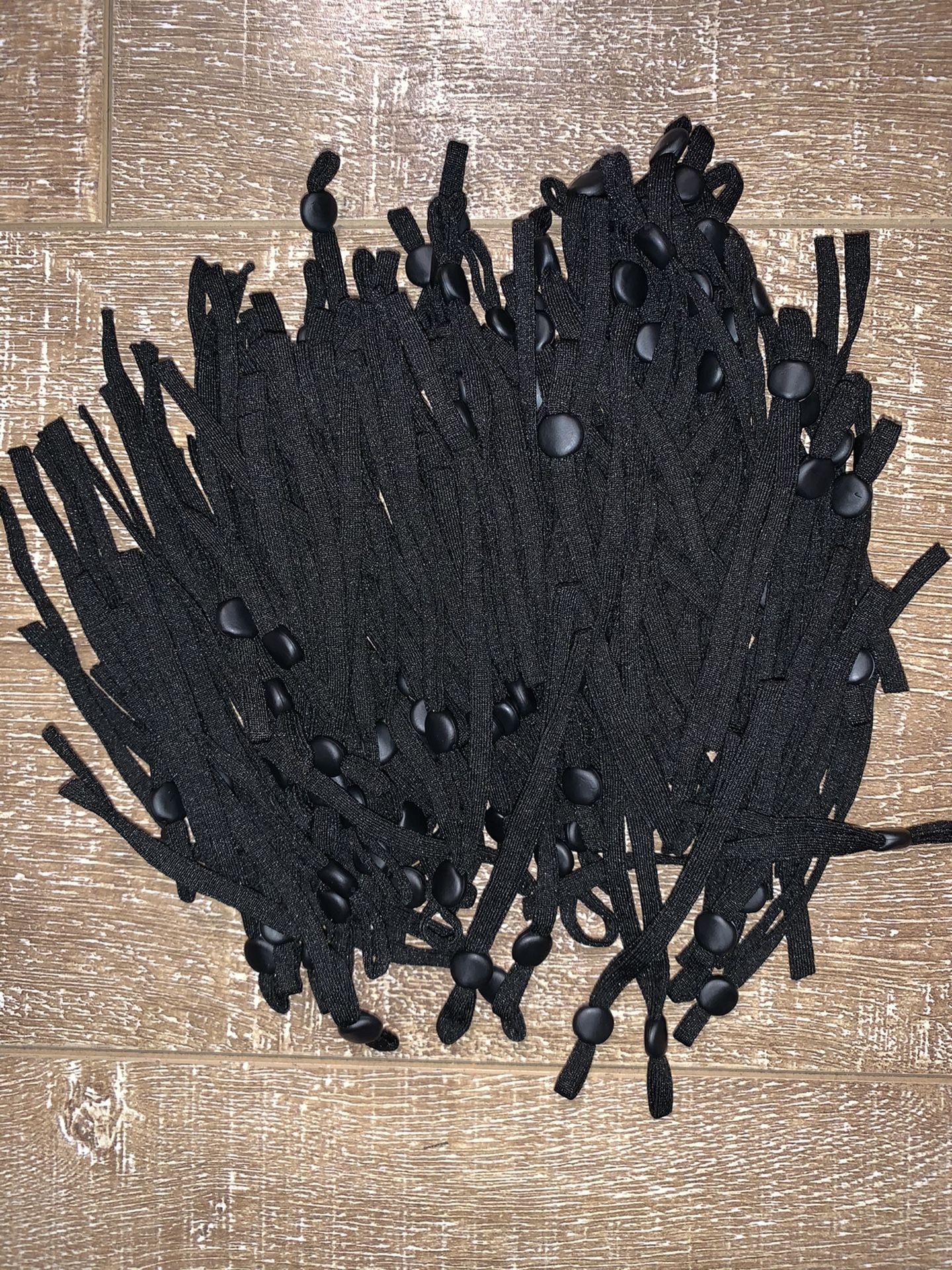 50 packs of 100 pcs sewing elastic for mask making.