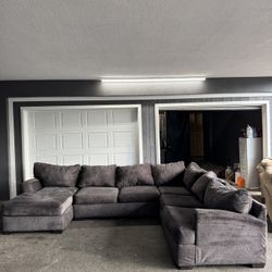 Very Large West Elm Dupe Sectional Couch