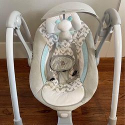 Ingenuity ConvertMe 2-in-1 Portable Automatic Baby Swing