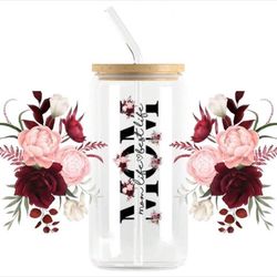 1 Decal Mom Glass Cup Self Adhesive Transfer 