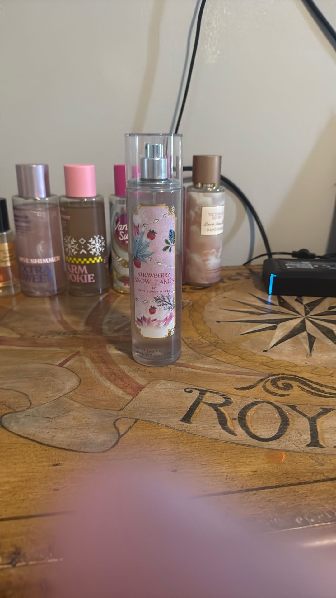 Strawberry, snowflake perfume