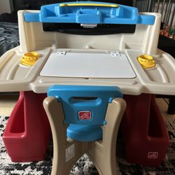 Step2 Art Table Desk And Chair Toddler Children