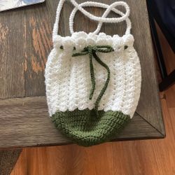 Hand Knitted Hand Bag