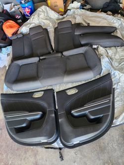 Rear Dodge Charger Seats