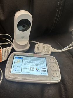 Motorola Comfort75BU 5'' Video Baby Monitor with Power Cable Working Tested