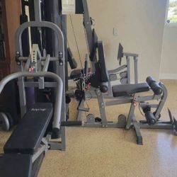 Gym Equipment - Lat pulldown, Leg press, Chest press