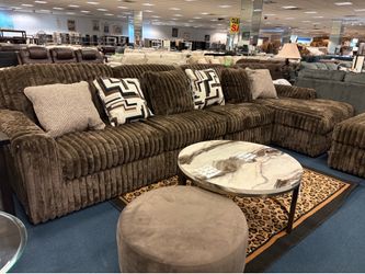 Ashley Midnight Chocolate Sectional