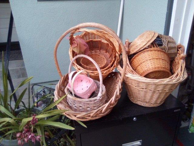Variety Of Wicker Baskets