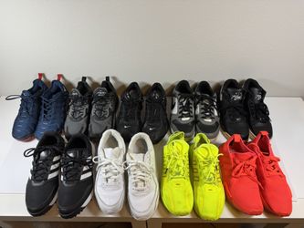 Men’s Nike & Adidas Sneaker Collection – Size 9.5–10.5 – Air Max, Shox, NMD, Flight Legacy, VaporMax
