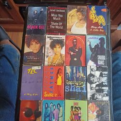 23 R&B CASSETTE TAPES LOT $160 FINAL PRICE READ DESCRIPTION AND SEE ALL PICTURES