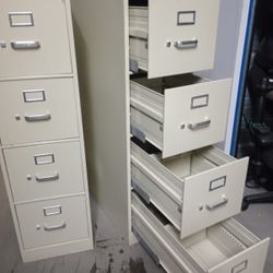 Solid Metal File Cabinet With Key Letter Size $70 Each