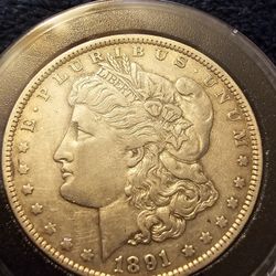 1891 Morgan Silver Dollar