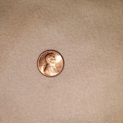 1977 RED Ddo Rare Penny 