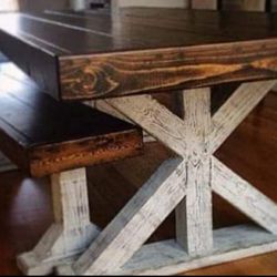  6 Ft Farmhouse Dining Room Table 