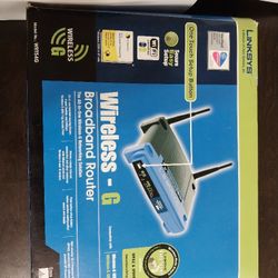 (New In Box)Linksys Wireless -G Broadband Router(Model No. WRT54G)