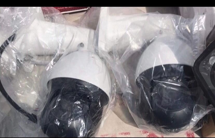 3 of the same Dahua cameras. Starlight technology. Color at night. 25X zoom. Smart features. HDCVI built in . Many cool features. Excellent used con