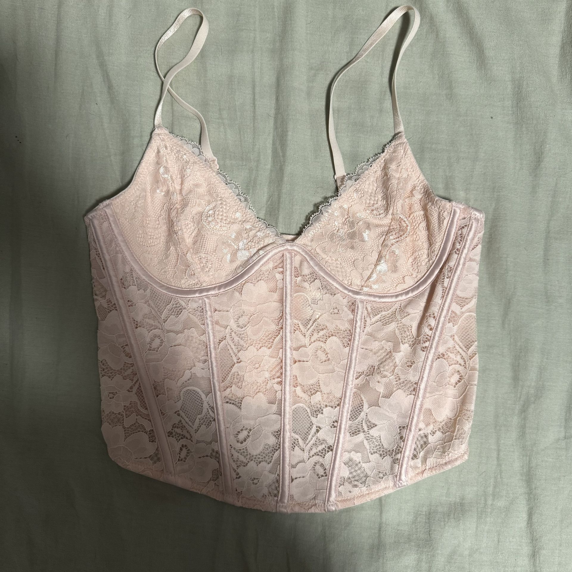 pink corset top