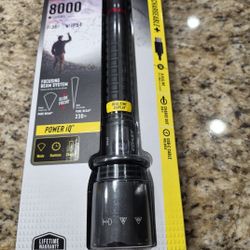 COAST XP40R Rechargeable LED Flashlight – 8000 Lumens, Dual Power, Ultra View Flood Beam