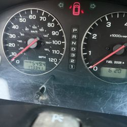 2003 Subaru Outback.  Six cylinders.  