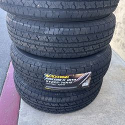 4 Trailer Tires 225x75-15 $300 No Install 