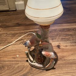 Vintage Bird Lamp