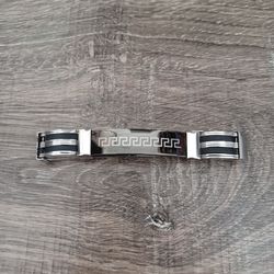 Stainless Steel Rubber Bracelet
