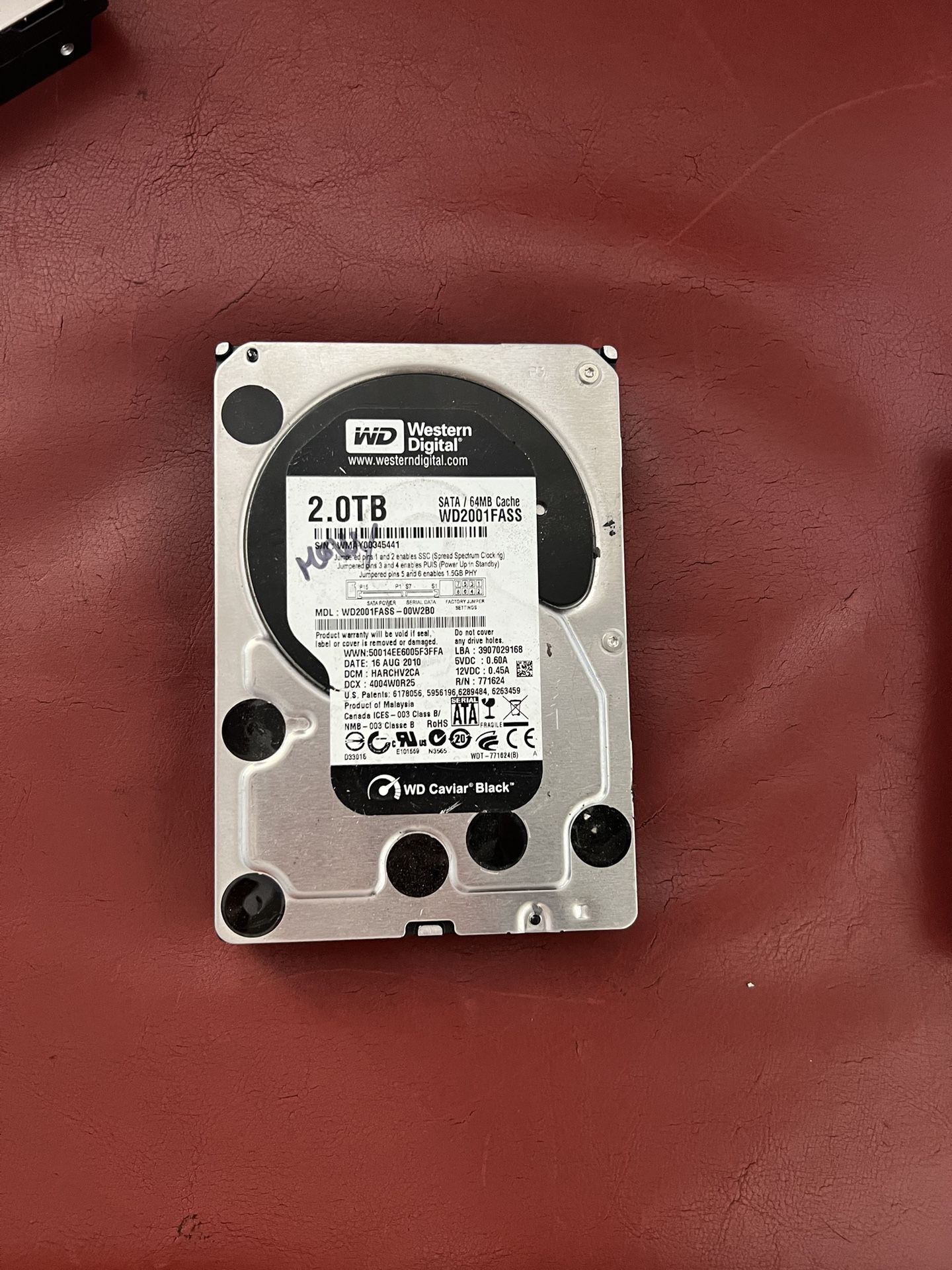 2 TB HDs (Many in stock)