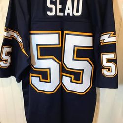NWT Junior Seau Mitchell and Ness Jersey Size Medium