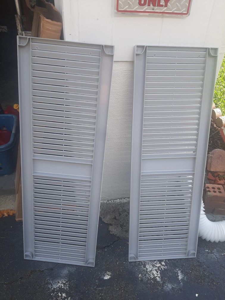 New Gray Primed Shutters