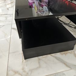 Beautiful black decor table