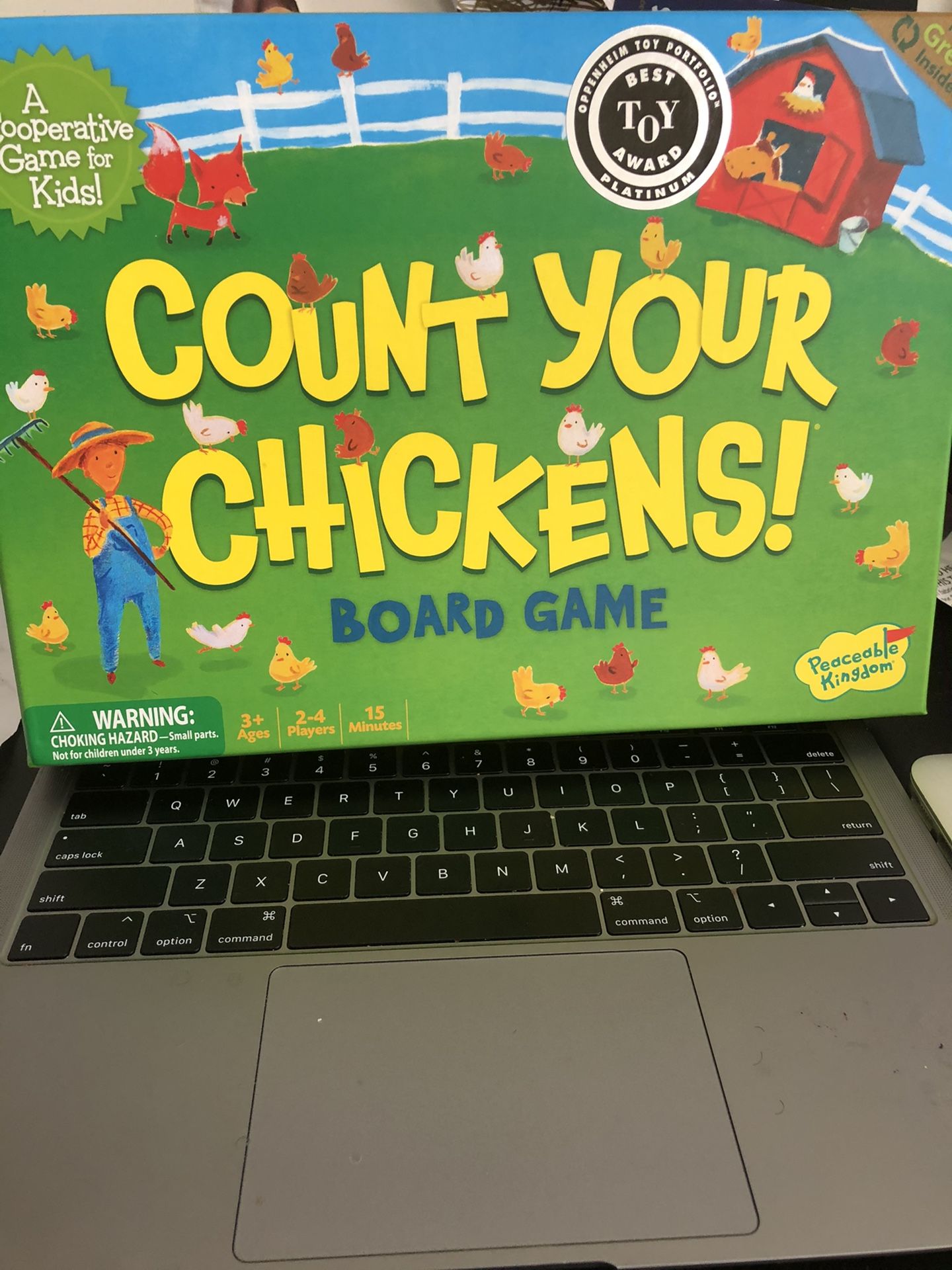 Count Your Chickens! Kid Board Game