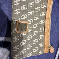 Vintage Dooney & Bourke Zip Wallet Wristlet