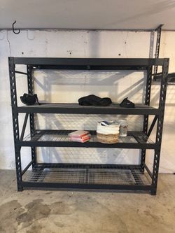 Heavy-Duty Industrial Steel Garage Shelving – $150 Each