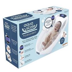 AquaScale 3-in-1 Digital Scale, Water Thermometer and Infant Tub
