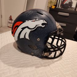Denver Broncos Customized Helmet Riddell 