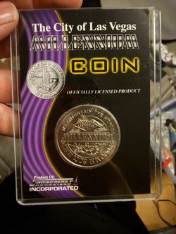1999 Rare Las Vegas Millennium Commemorative Coin Token - In Original Case