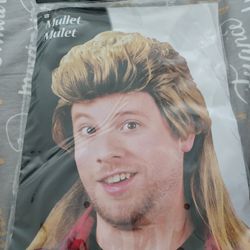 Halloween/Mullet Fake Wig