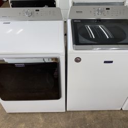 Maytag Set Washer And Dryer Electric Good Condition We Delivery 90 Day Warranty 