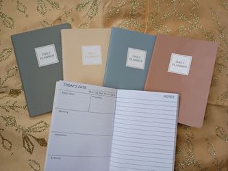 Set of 5 Daily Planners