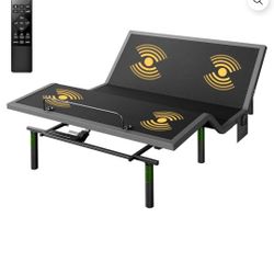 Adjustable Queen Bed Frame With Massage