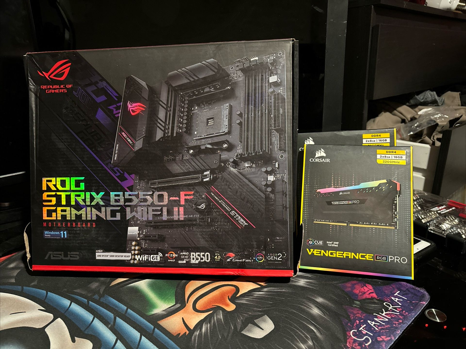 Strix B550 B550 Ryzen 5800x ROG STRIX B550 F GAMING WIFI II AMD